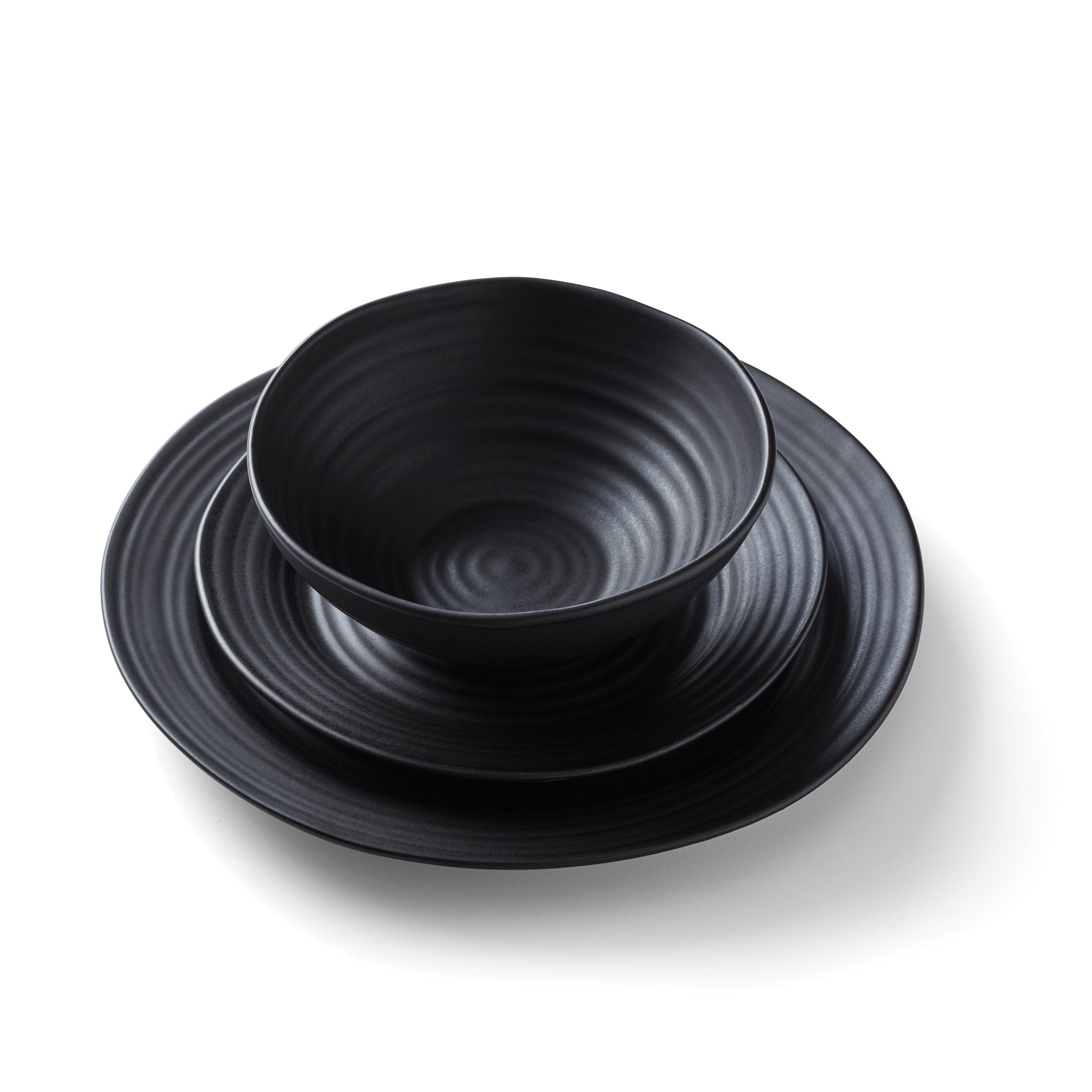 Lenox Fine Lenox Fine Ridge Black 12-Piece Dinnerware Set - Image 8