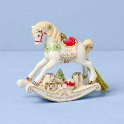 Lenox Fine Lenox Fine 2026 Baby's 1st Christmas Vintage Rocking Horse Ornament