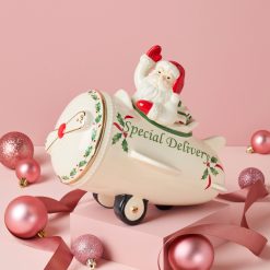 Alternative view of Lenox Fine Lenox Fine Holiday Santa Airplane Cookie Jar