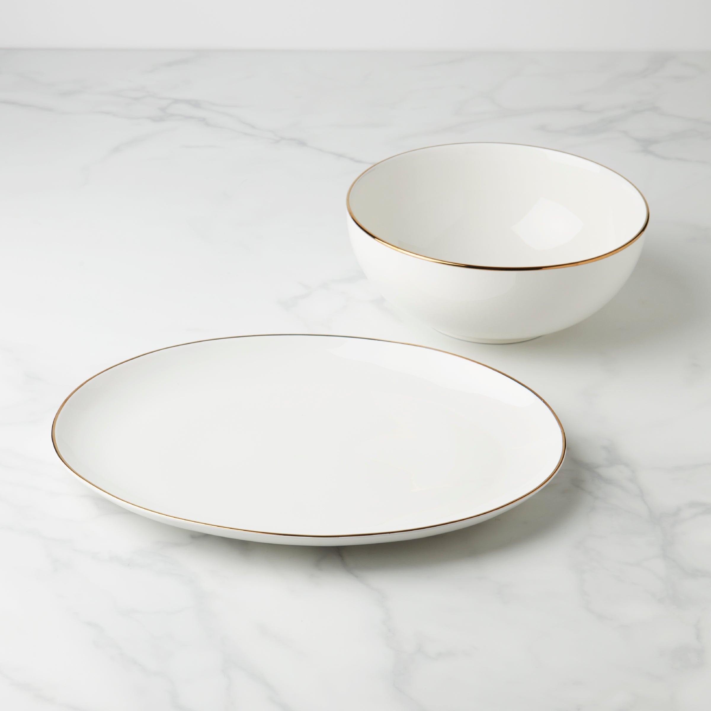 Lenox Fine Lenox Fine Trianna White 2-Piece Serveware Bundle