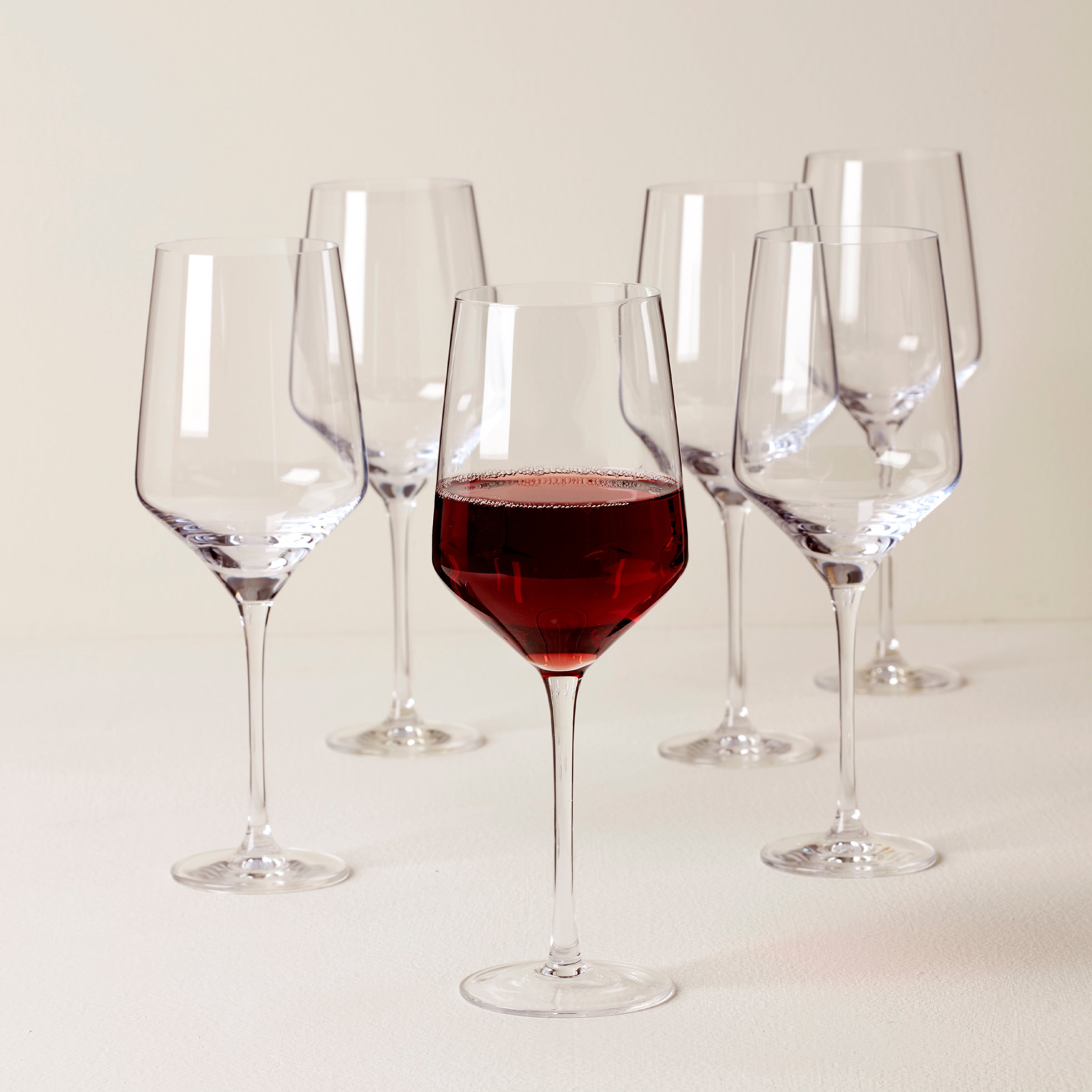 Lenox Fine Lenox Fine Tuscany Classics Angled Wine Glasses, Set of 6 - Image 2