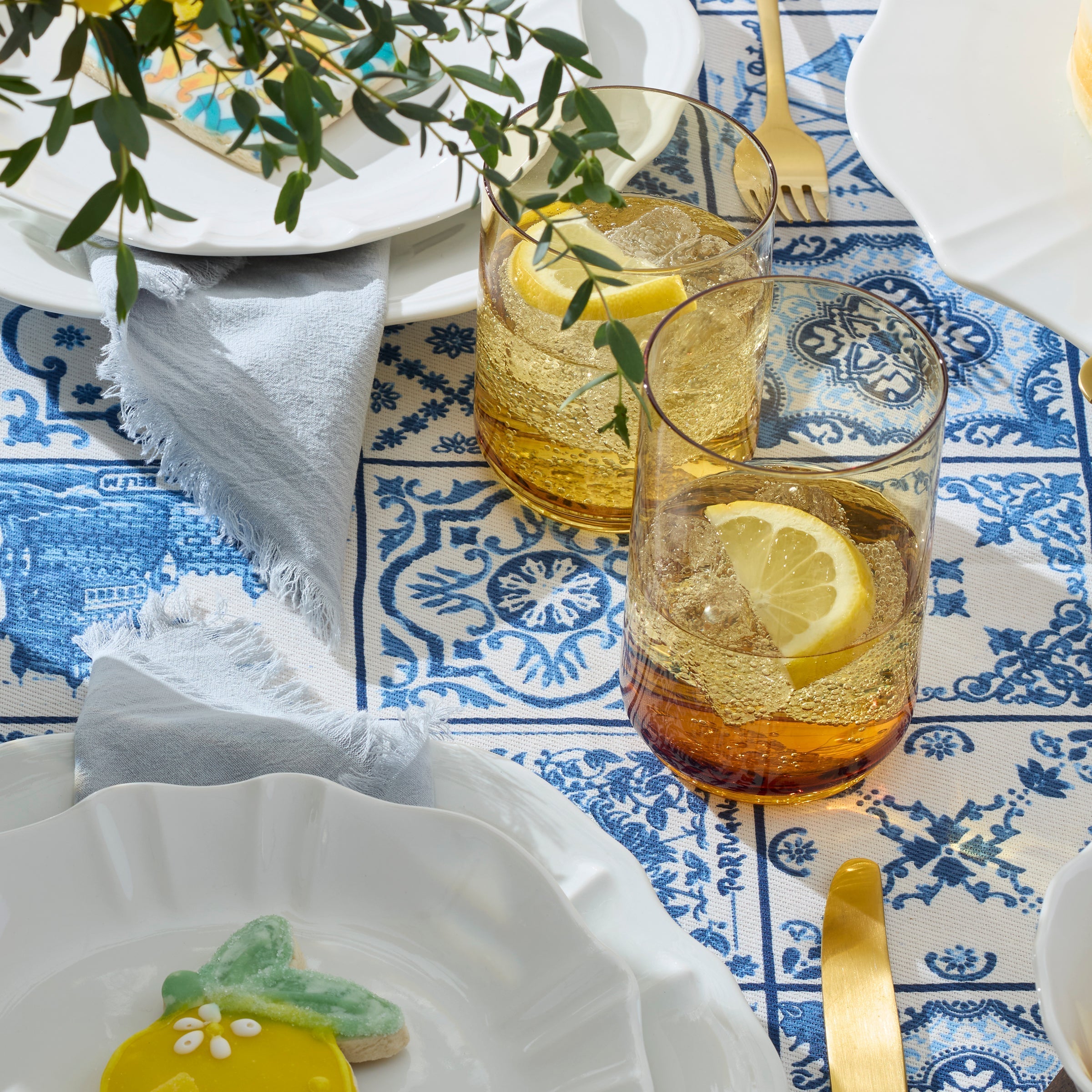 Lenox Fine Lenox Fine Tuscany Classics Stackable Amber Coolers, Set of 4 - Image 5