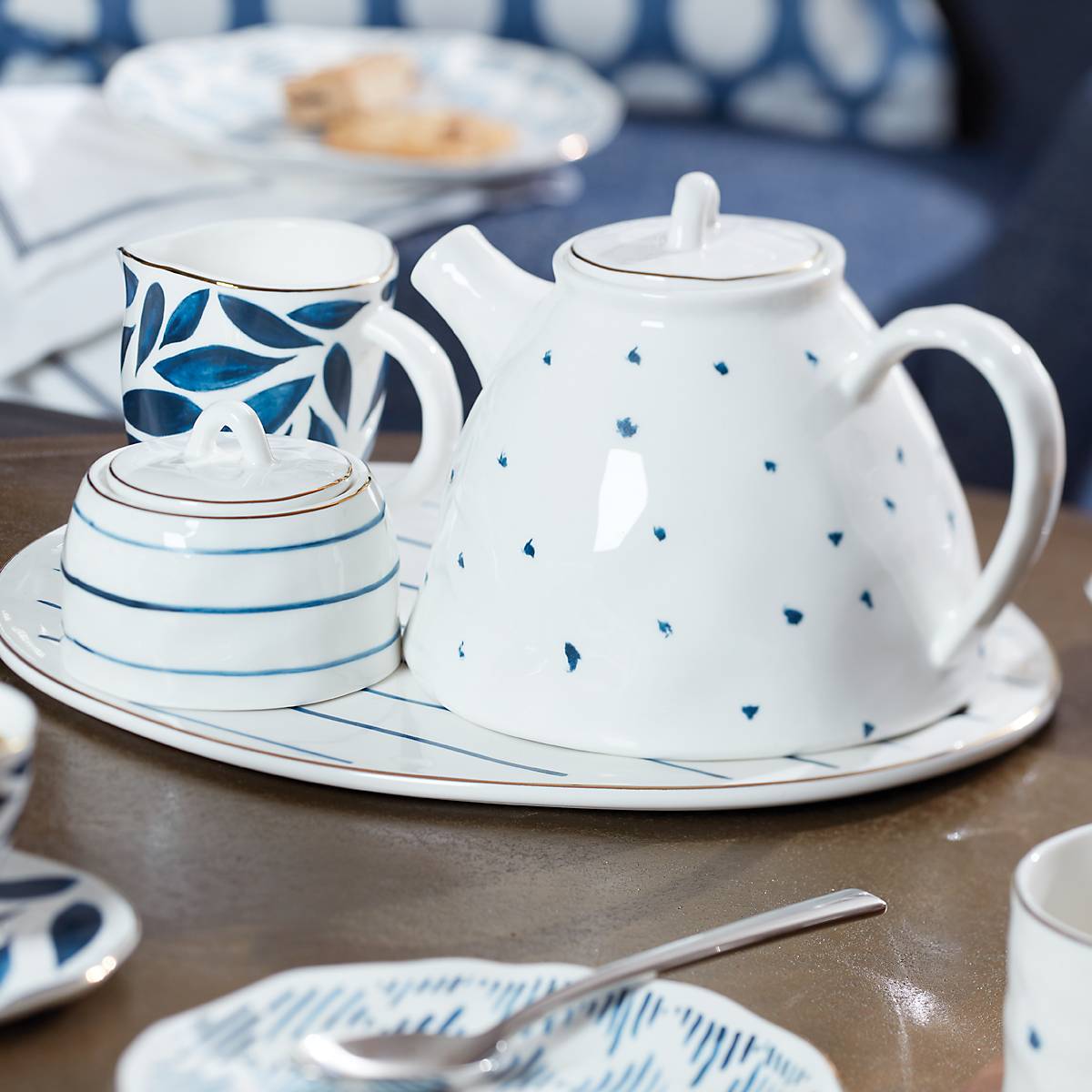 Lenox Fine Lenox Fine Blue Bay Teapot - Image 2