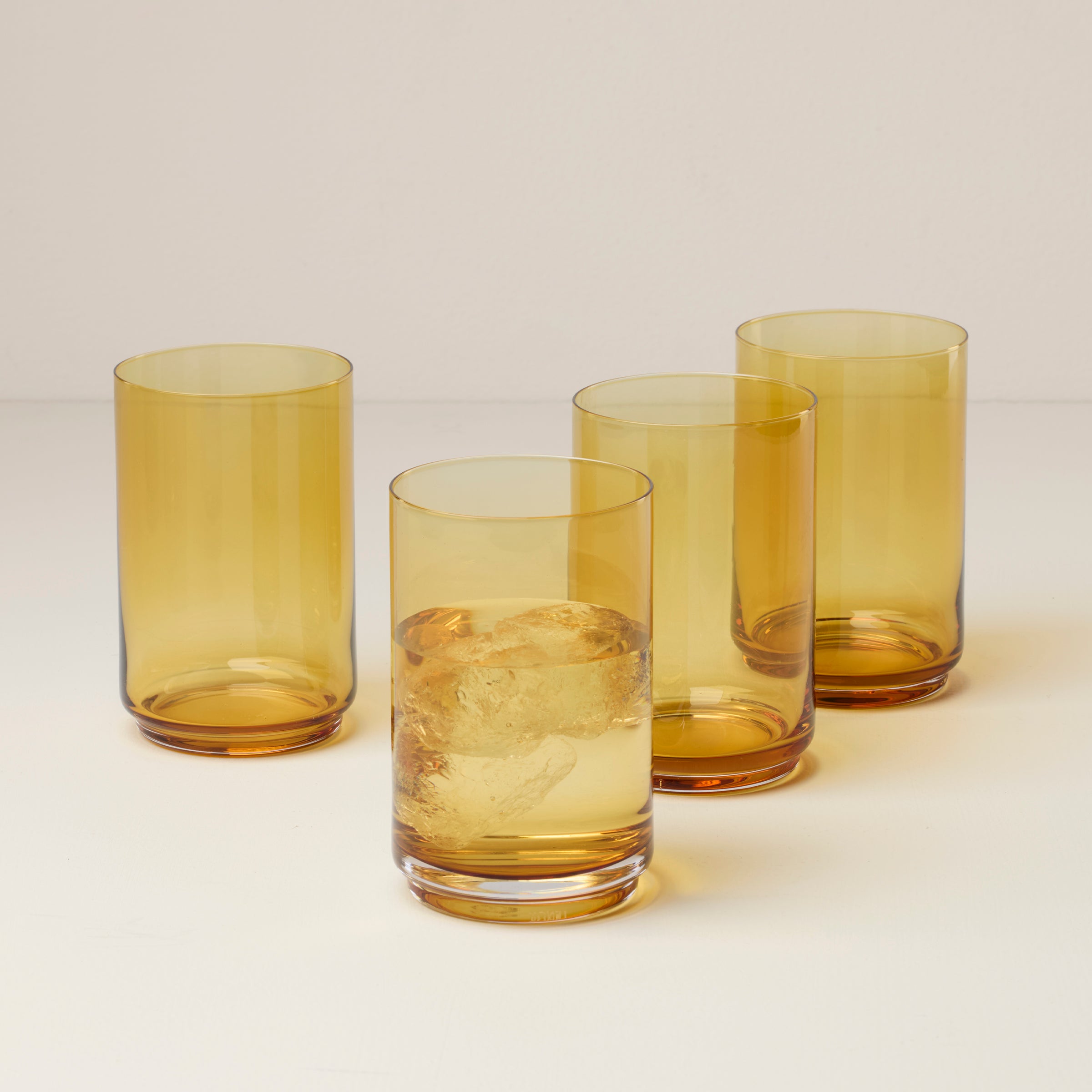 Lenox Fine Lenox Fine Tuscany Classics Stackable Amber Coolers, Set of 4 - Image 2