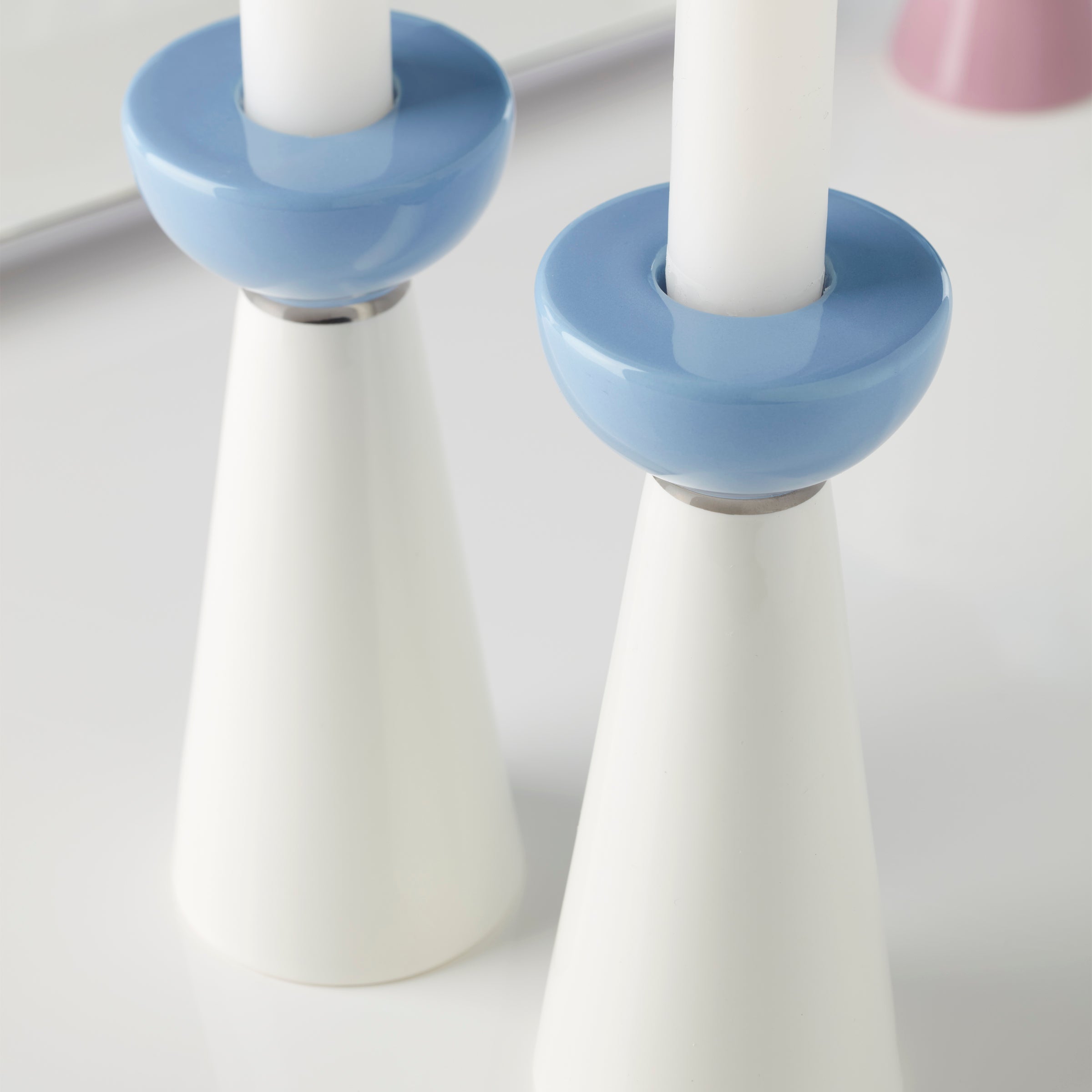 Lenox Fine Lenox Fine Oak Street Candlestick Holders, Set of 2 - Image 3