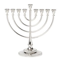 Lenox Fine Lenox Fine Roseland Silver Menorah