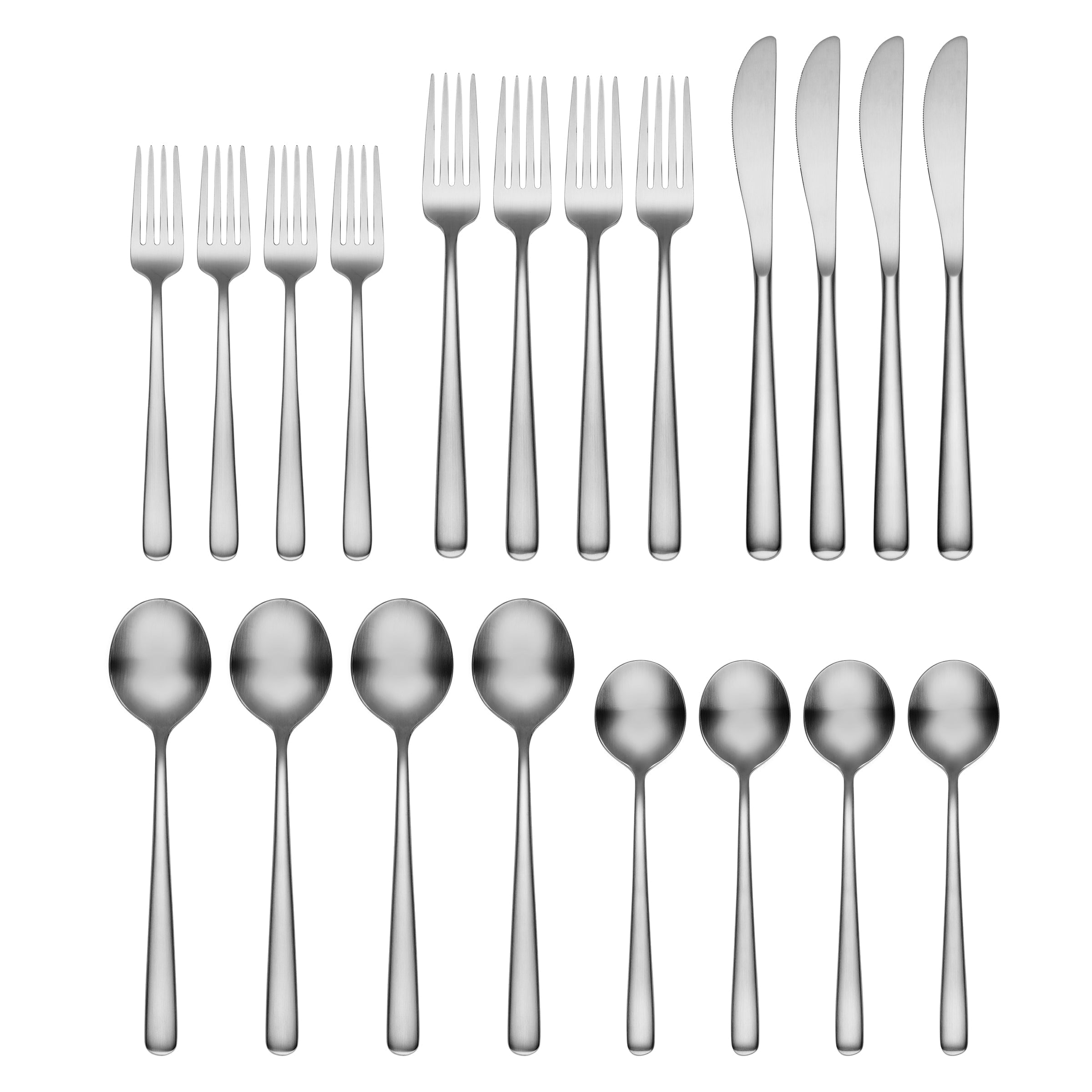 Lenox Fine Lenox Fine Lorenn Satin 20-Piece Flatware Set - Image 2