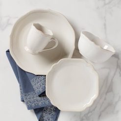 Lenox Fine Lenox Fine French Perle Bead White 4-Piece Place Setting