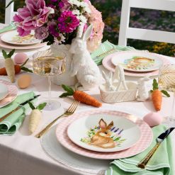 Alternative view of Lenox Fine Lenox Fine Gingham Pink Dinner Plates, Set of 4