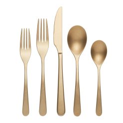 Lenox Fine Lenox Fine Kenbrook Champagne Vintage 20-Piece Flatware Set