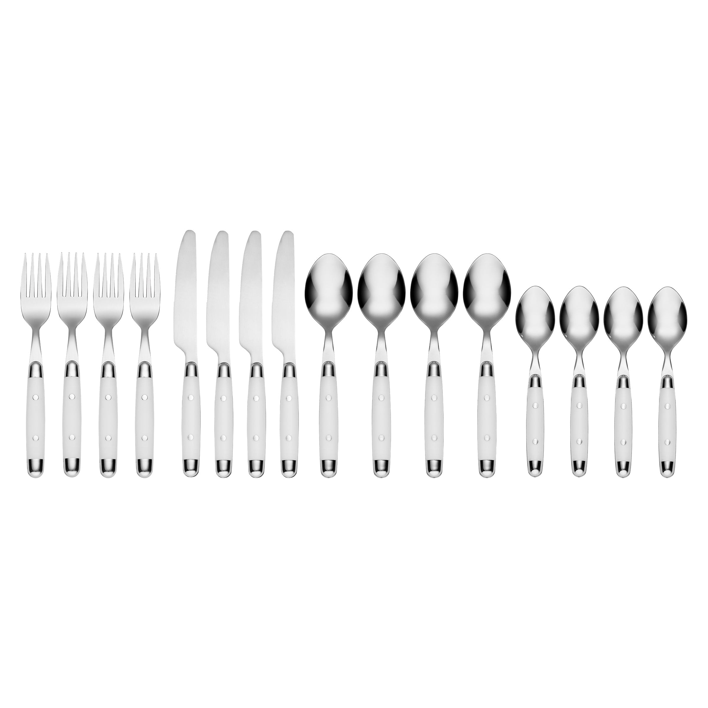 Lenox Fine Lenox Fine Jubilee White 16-Piece Flatware Set - Image 3