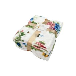 Alternative view of Lenox Fine Lenox Fine Butterfly Meadow Hydrangea Throw Blanket