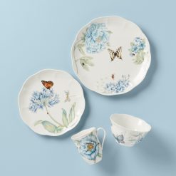 Alternative view of Lenox Fine Lenox Fine Butterfly Meadow Blue 18-Piece Dinnerware Set