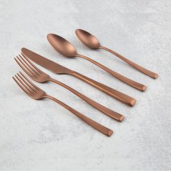 Alternative view of Lenox Fine Lenox Fine Marlise Copper Satin 20-Piece Flatware Set