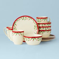 Lenox Fine Lenox Fine Holiday 12-Piece Dessert Set