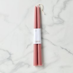 Lenox Fine Lenox Fine Dipped Rose 12 Taper Candle, Set of 2