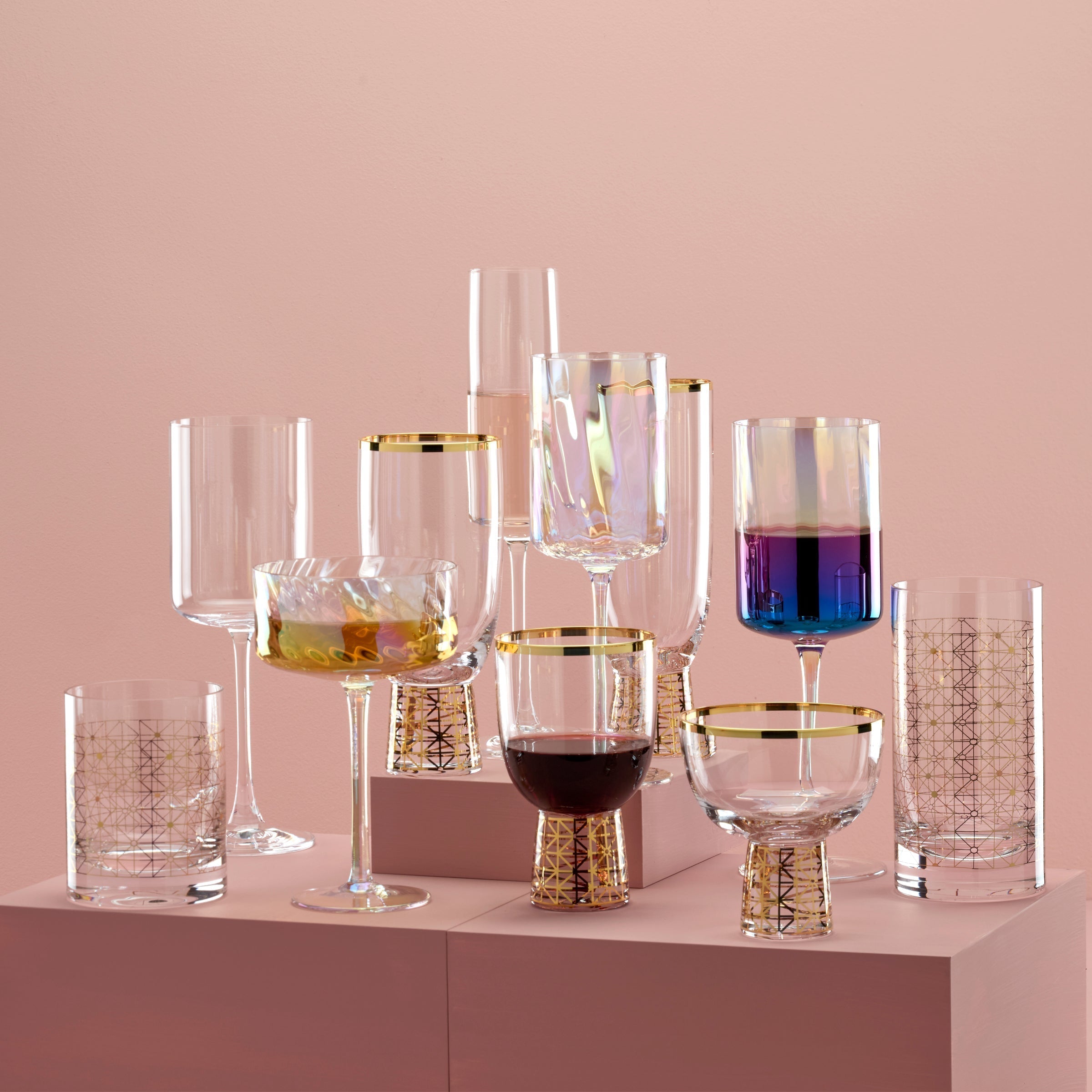 Lenox Fine Lenox Fine Tuscany Classics Iridescent Coupe Glasses, Set of 4 - Image 6