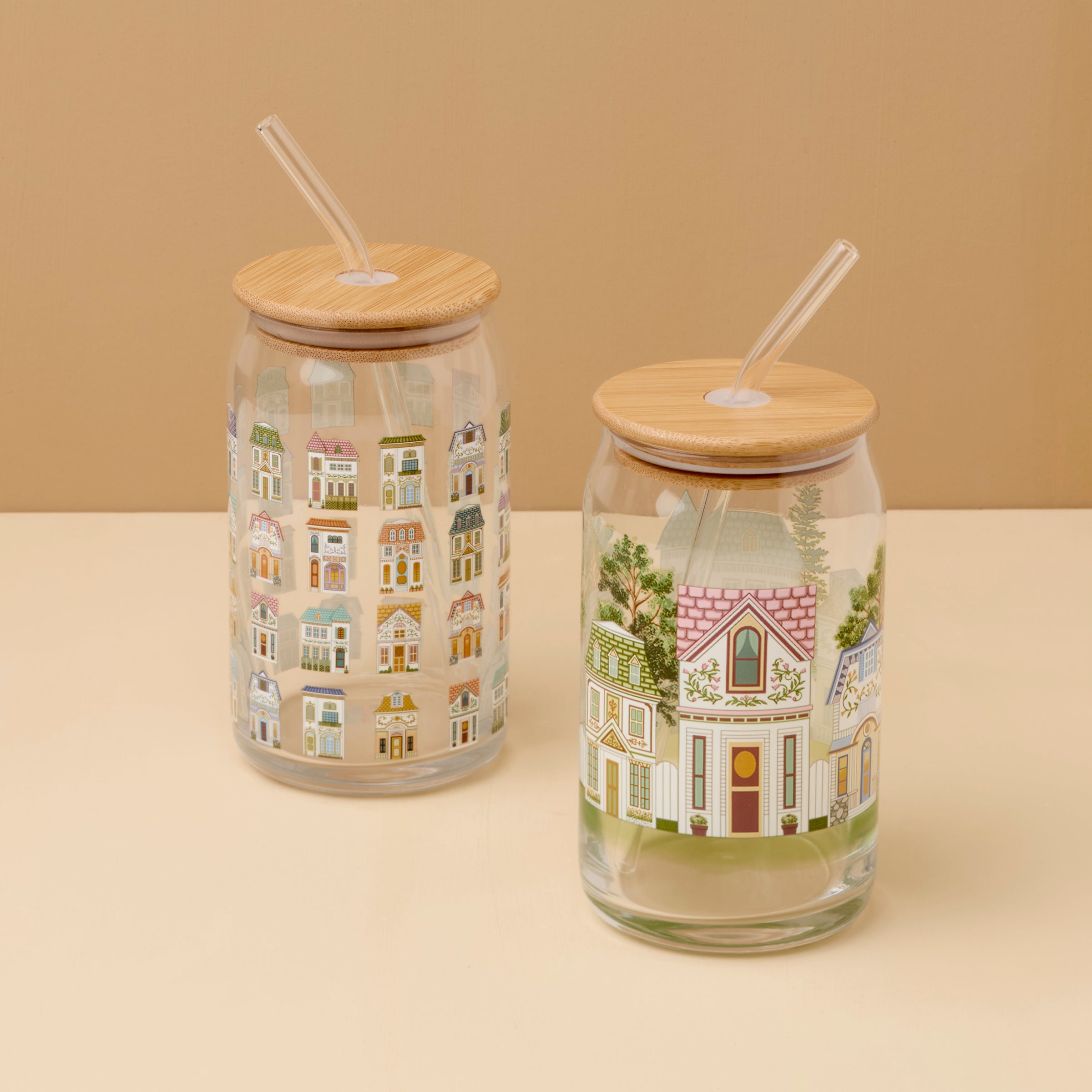 Lenox Fine Lenox Fine Lenox Spice Village Can Cooler Glasses, Set of 2