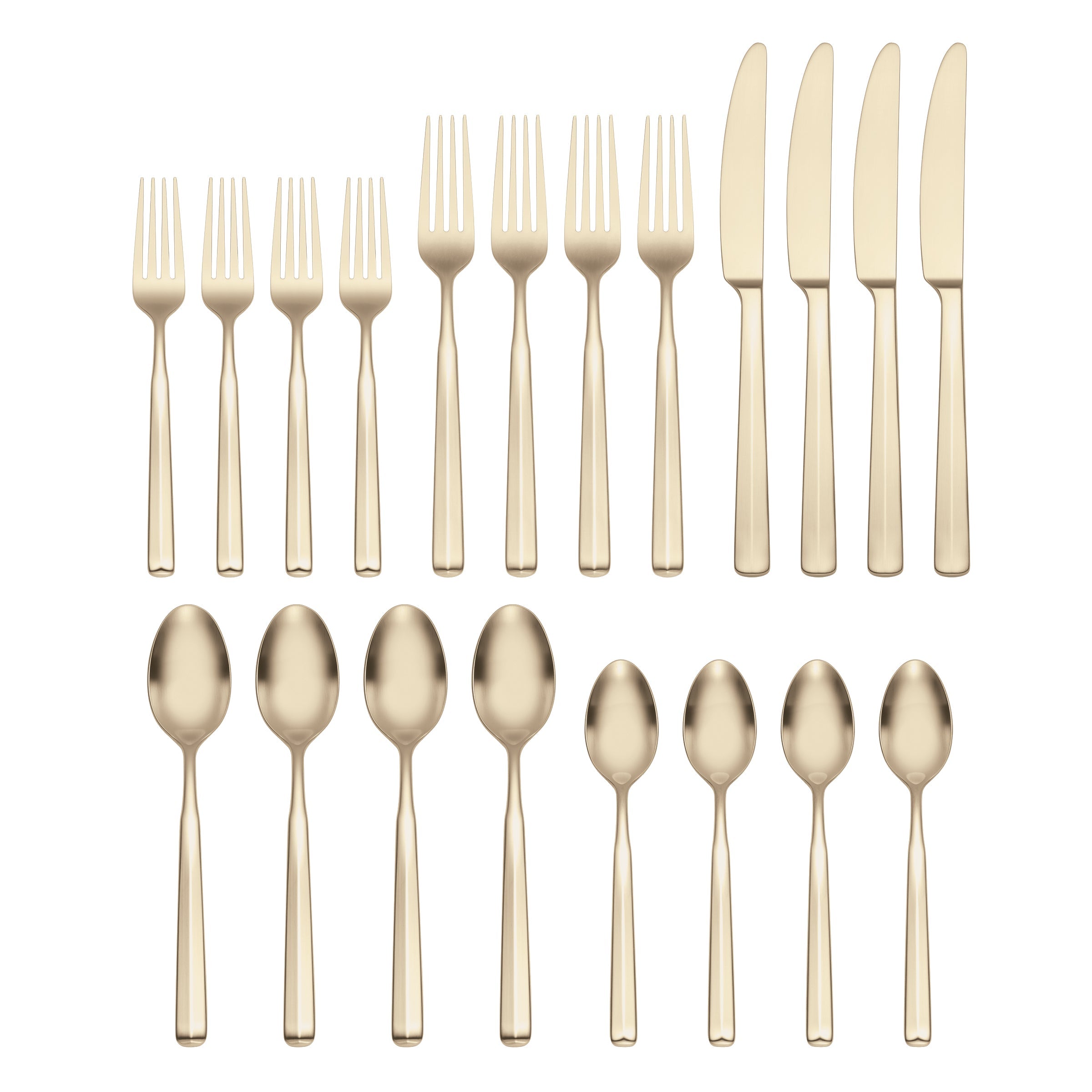Lenox Fine Lenox Fine Ryder Champagne Satin 20-Piece Flatware Set - Image 3