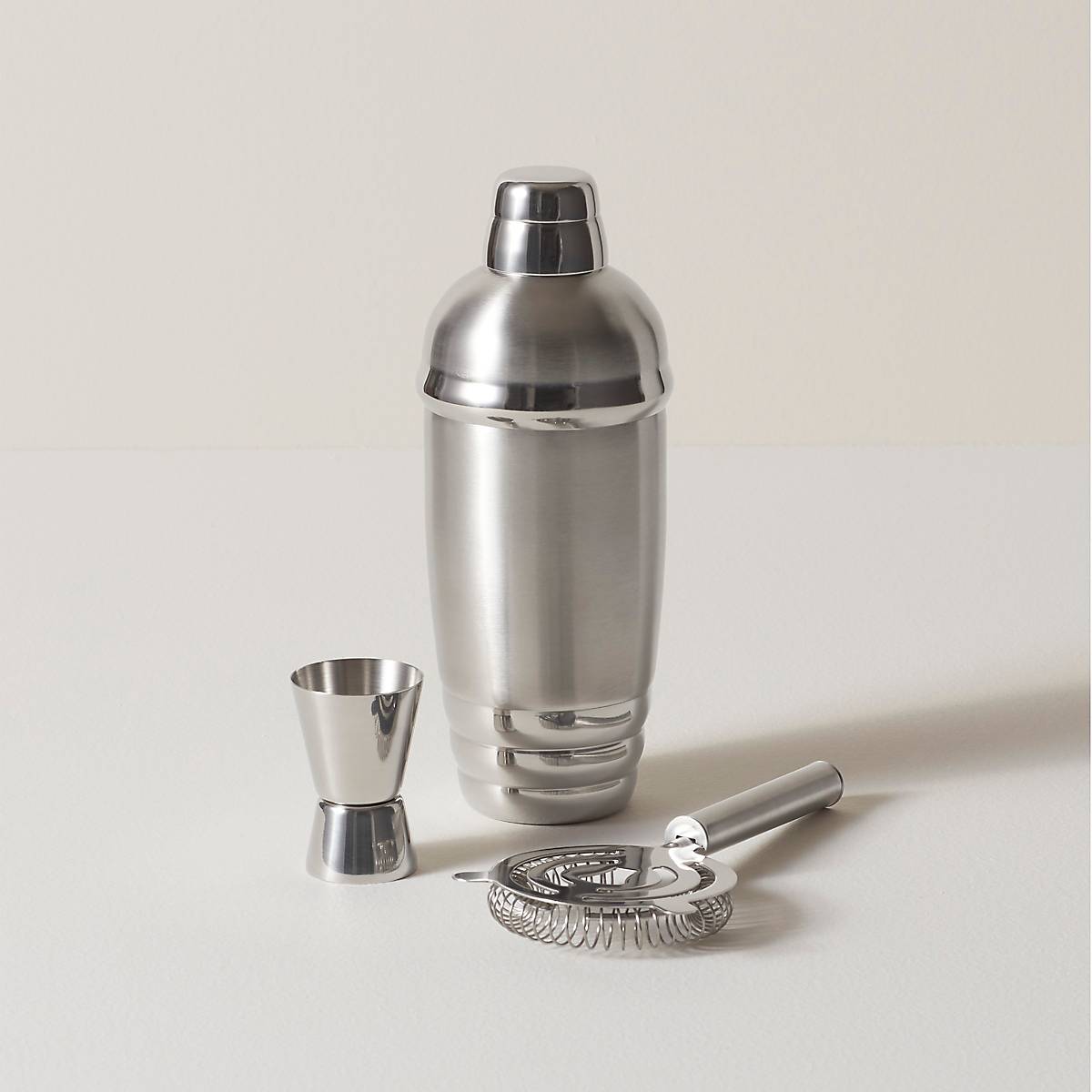 Lenox Fine Lenox Fine Tuscany Classics Stainless Steel Cocktail Shaker & Strainer Set