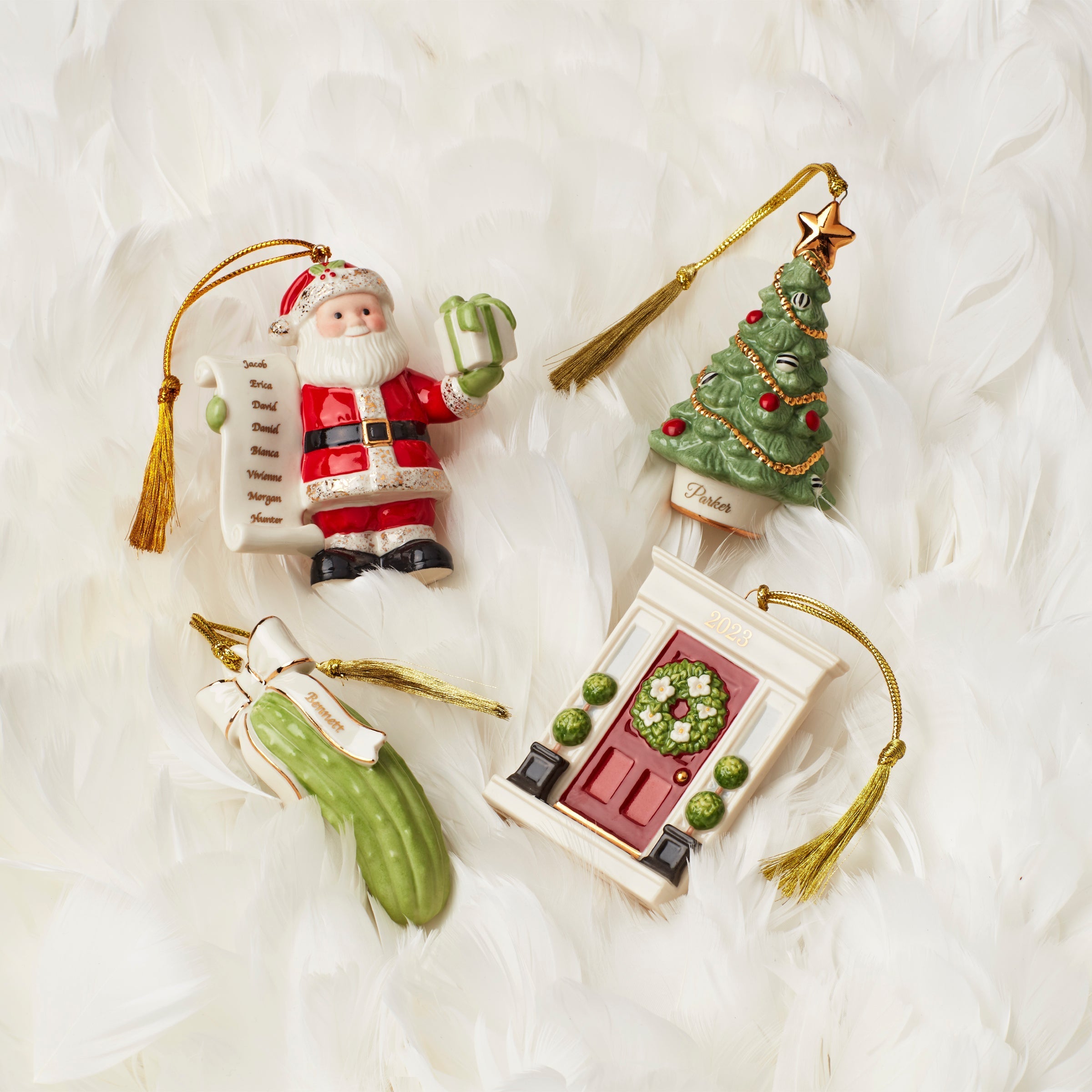 Lenox Fine Lenox Fine Personalized Naughty & Nice Ornament - Image 3