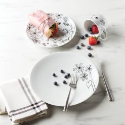 Alternative view of Lenox Fine Lenox Fine Garden Doodle Accent Plates, Set of 4