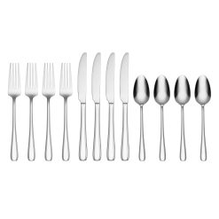 Alternative view of Lenox Fine Lenox Fine Waverley 12-Piece Flatware Set