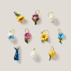 Lenox Fine Lenox Fine Floral Easter 10-Piece Mini Ornament Set