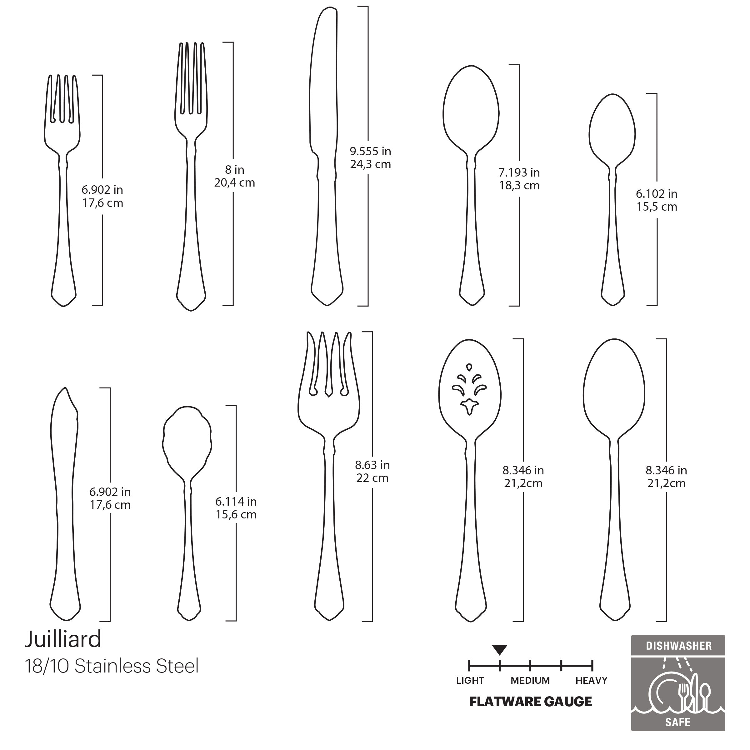 Lenox Fine Lenox Fine Juilliard 45-Piece Flatware Set - Image 2