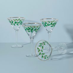 Lenox Fine Lenox Fine Holiday Martini Glasses, Set of 4