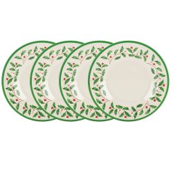 Alternative view of Lenox Fine Lenox Fine Holiday Melamine Accent Plates, Set of 4