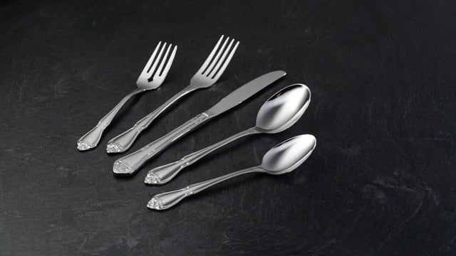 Lenox Fine Lenox Fine True Rose Everyday Flatware Dinner Spoons, Set Of 4 - Image 2
