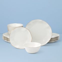 Lenox Fine Lenox Fine Blue Bay White 18-Piece Dinnerware Set