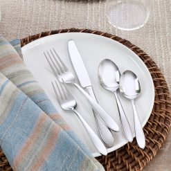 Alternative view of Lenox Fine Lenox Fine Mooncrest Satin 20-Piece Flatware Set