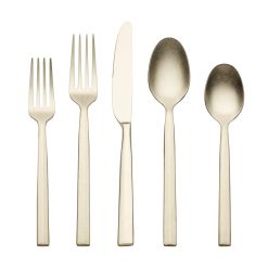 Lenox Fine Lenox Fine Aero Champagne Rumble 20-Piece Flatware Set