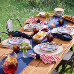 Alternative view of Lenox Fine Lenox Fine 24 Seven Melamine Stripe 12-Piece Dinnerware Set