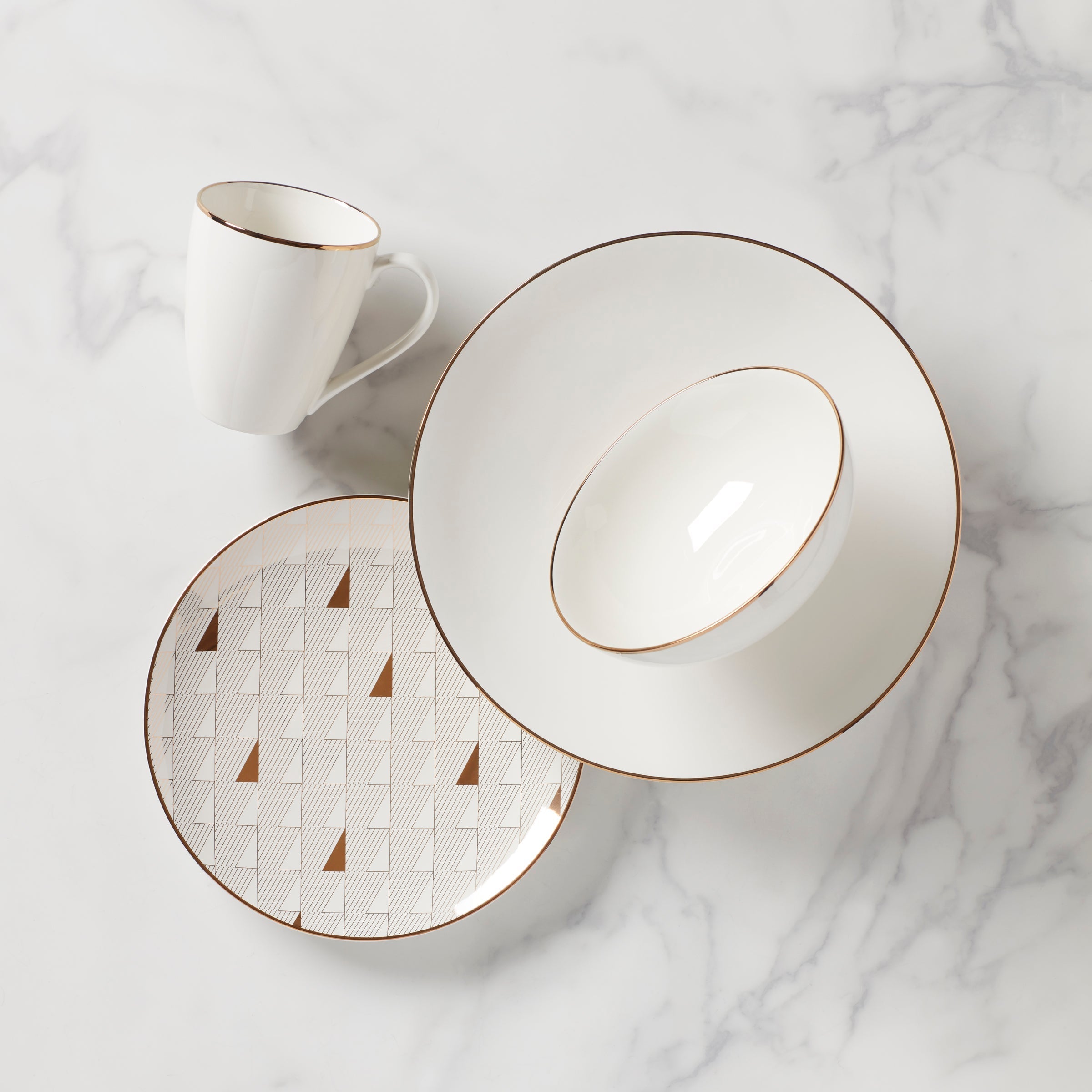 Lenox Fine Lenox Fine Trianna White 4-Piece Place Setting