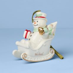 Lenox Fine Lenox Fine Personalized Snowman Ornament