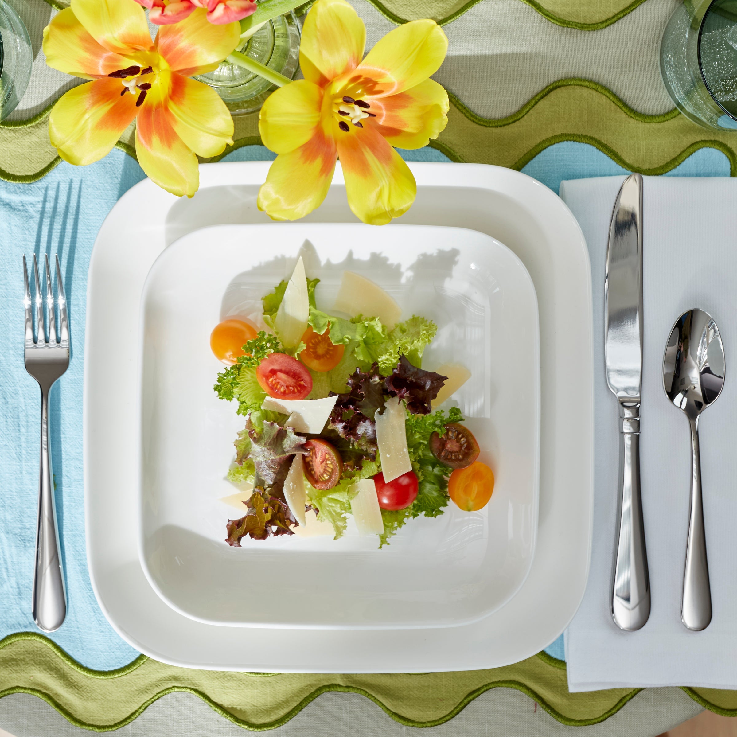 Lenox Fine Lenox Fine Studio 1414 Square 12-Piece Dinnerware Set - Image 6