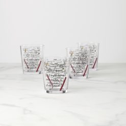 Lenox Fine Lenox Fine Make Merry Double Old Fashion Glasses, Set of 4