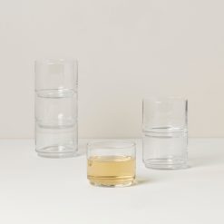 Alternative view of Lenox Fine Lenox Fine Tuscany Classics Stackable Clear Short Glasses, Set of 6