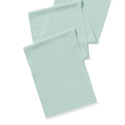 Alternative view of Lenox Fine Lenox Fine French Perle Solid Ice Blue 14x90 Table Runner