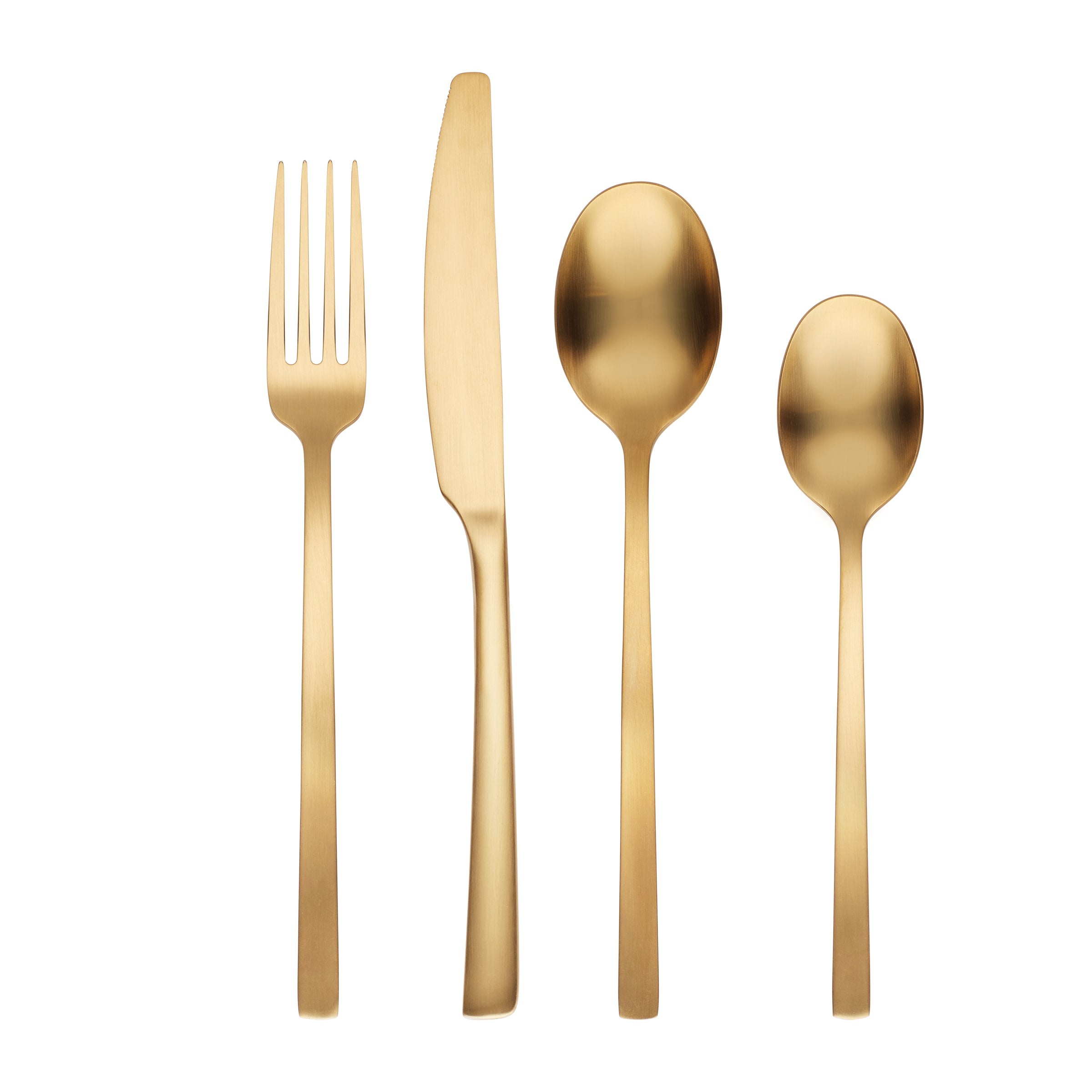 Lenox Fine Lenox Fine Beacon Gold Satin 16-Piece Flatware Set