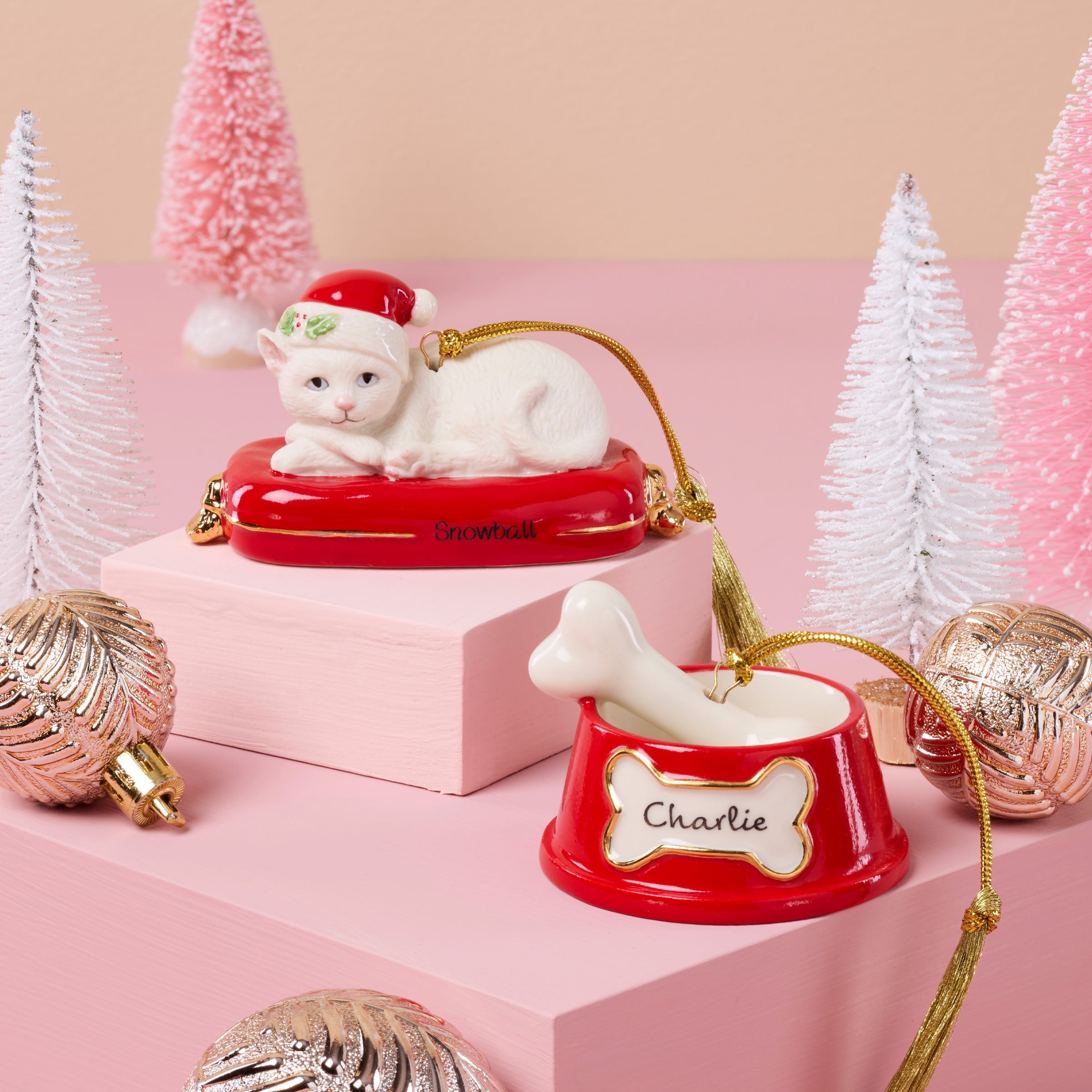 Lenox Fine Lenox Fine Personalized Dog Bone Ornament - Image 5