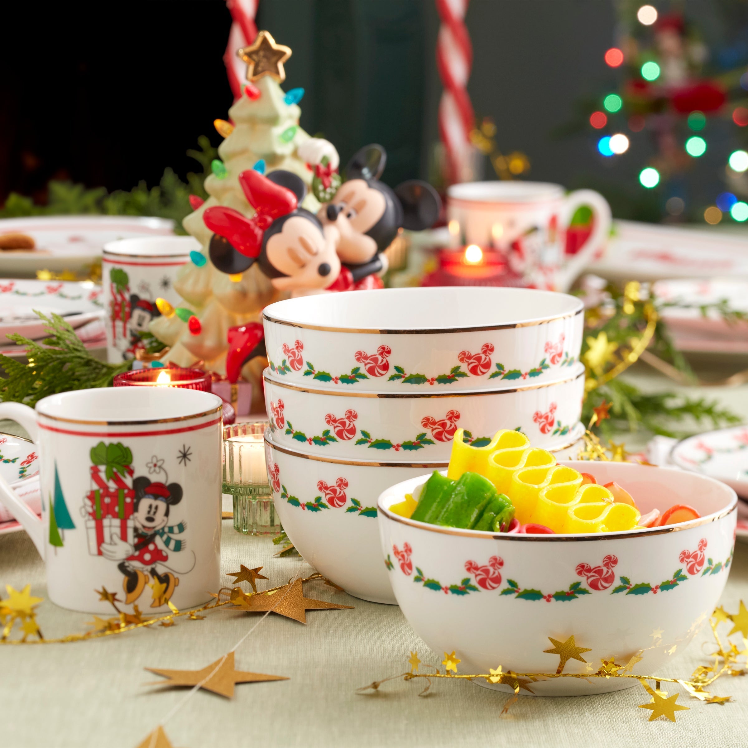 Lenox Fine Lenox Fine Disney Holiday 12-Piece Dessert Set - Image 3
