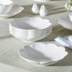 Alternative view of Lenox Fine Lenox Fine Studio 1414 Scallop Pasta Bowls, Set of 6