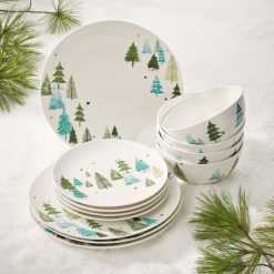 Alternative view of Lenox Fine Lenox Fine Balsam Lane 12-Piece Dinnerware Set