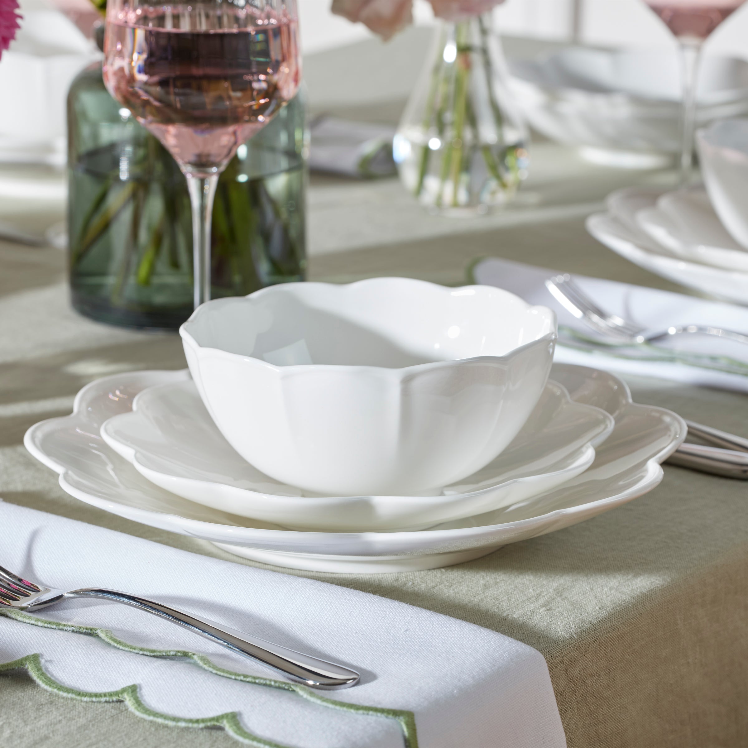 Lenox Fine Lenox Fine Studio 1414 Scallop 12-Piece Dinnerware Set - Image 15